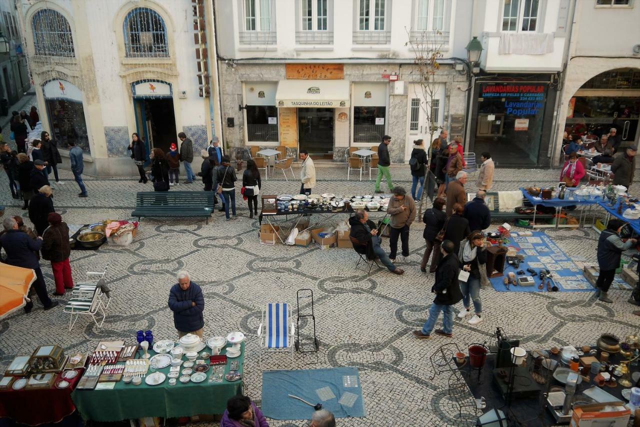 Downtown Shelter - Casa Da Praca Apartment Aveiro Luaran gambar